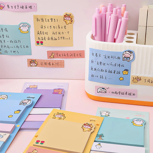 Cartoon Animal Sticky Note Sets
