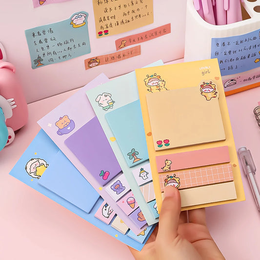 Cartoon Animal Sticky Note Sets