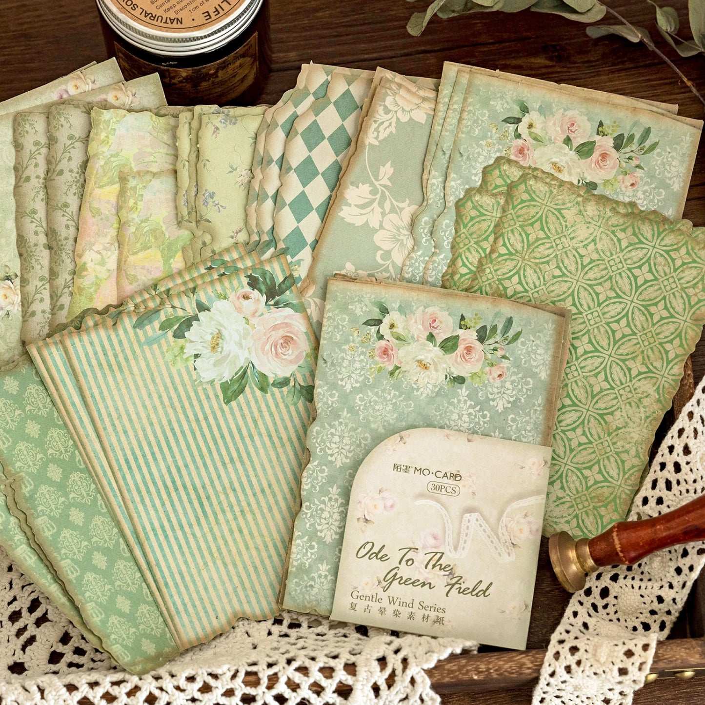 Gentle Wind Series Scrapbooking Paper Set