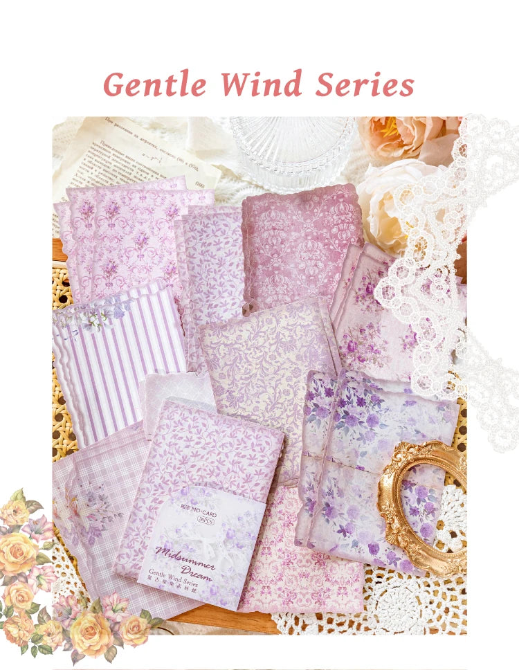 Gentle Wind Series Scrapbooking Paper Set