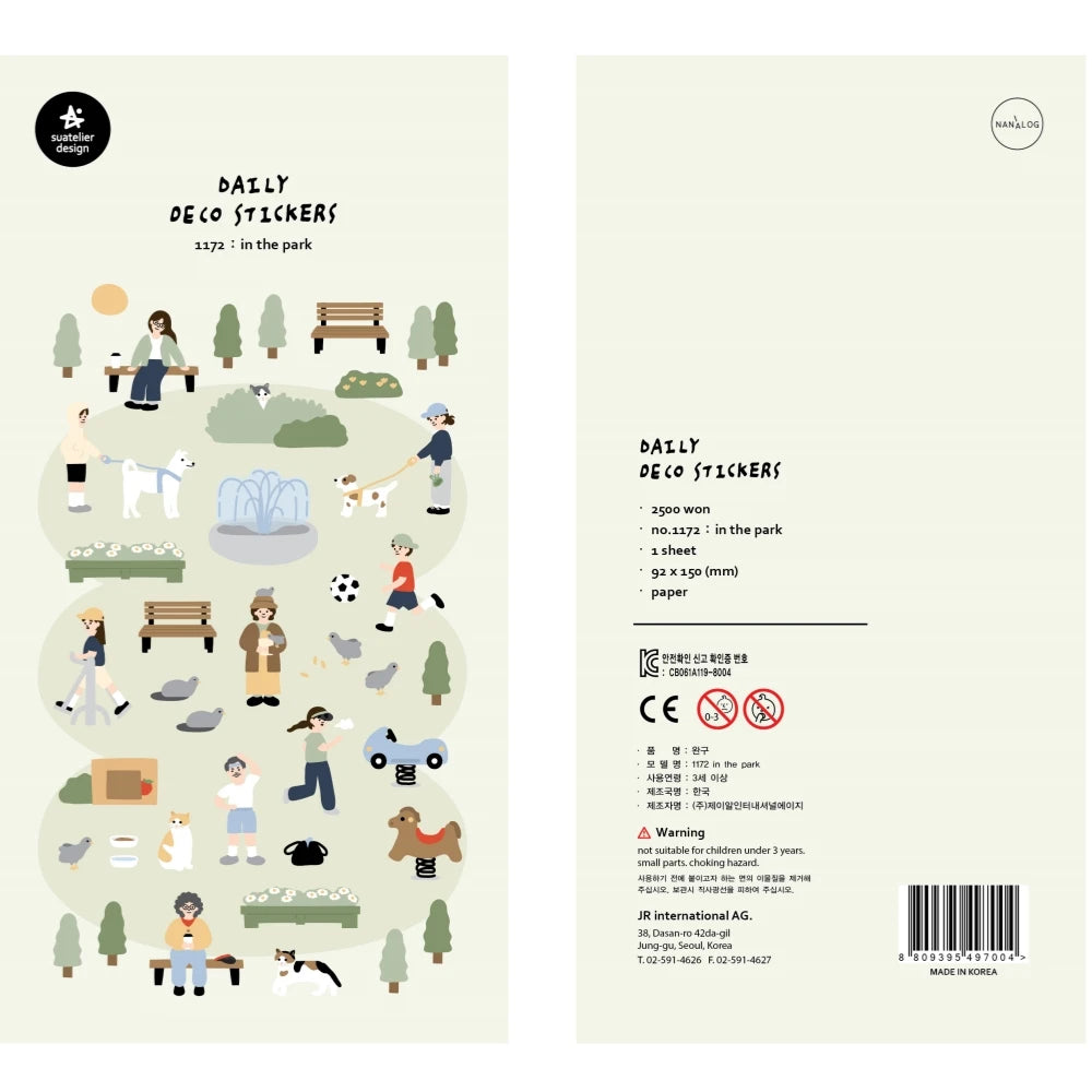 In The Park Sticker Pack