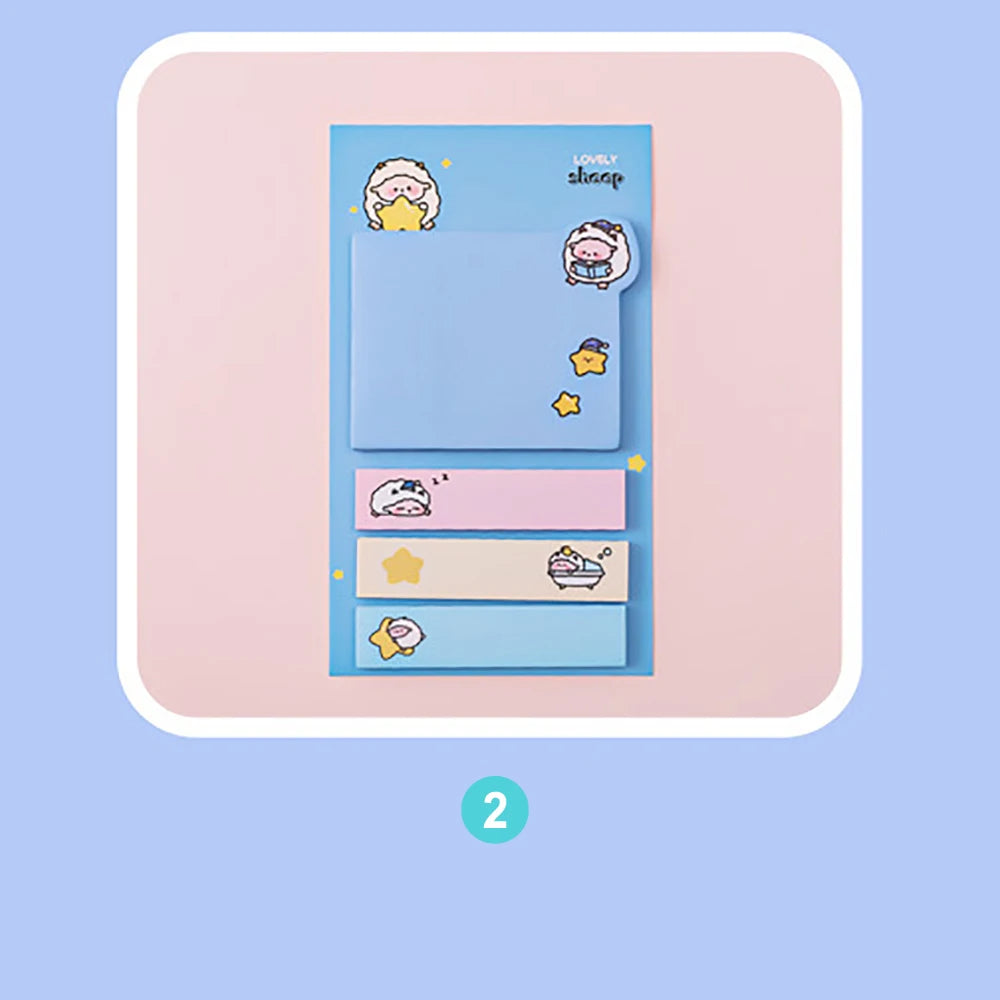 Cartoon Animal Sticky Note Sets