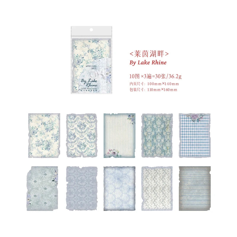 Gentle Wind Series Scrapbooking Paper Set