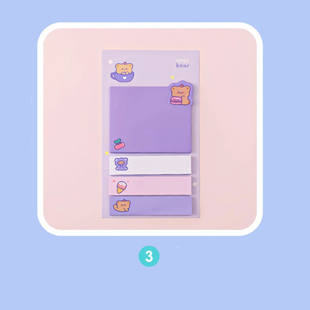 Cartoon Animal Sticky Note Sets