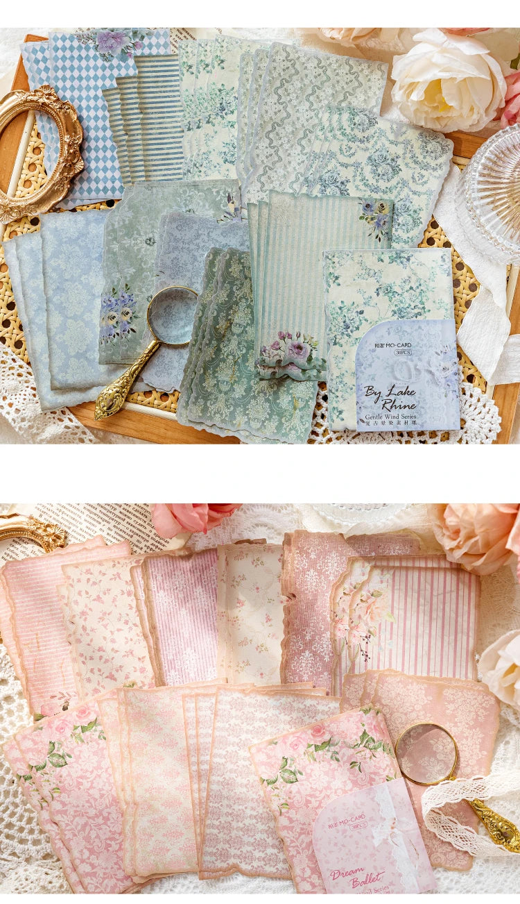 Gentle Wind Series Scrapbooking Paper Set