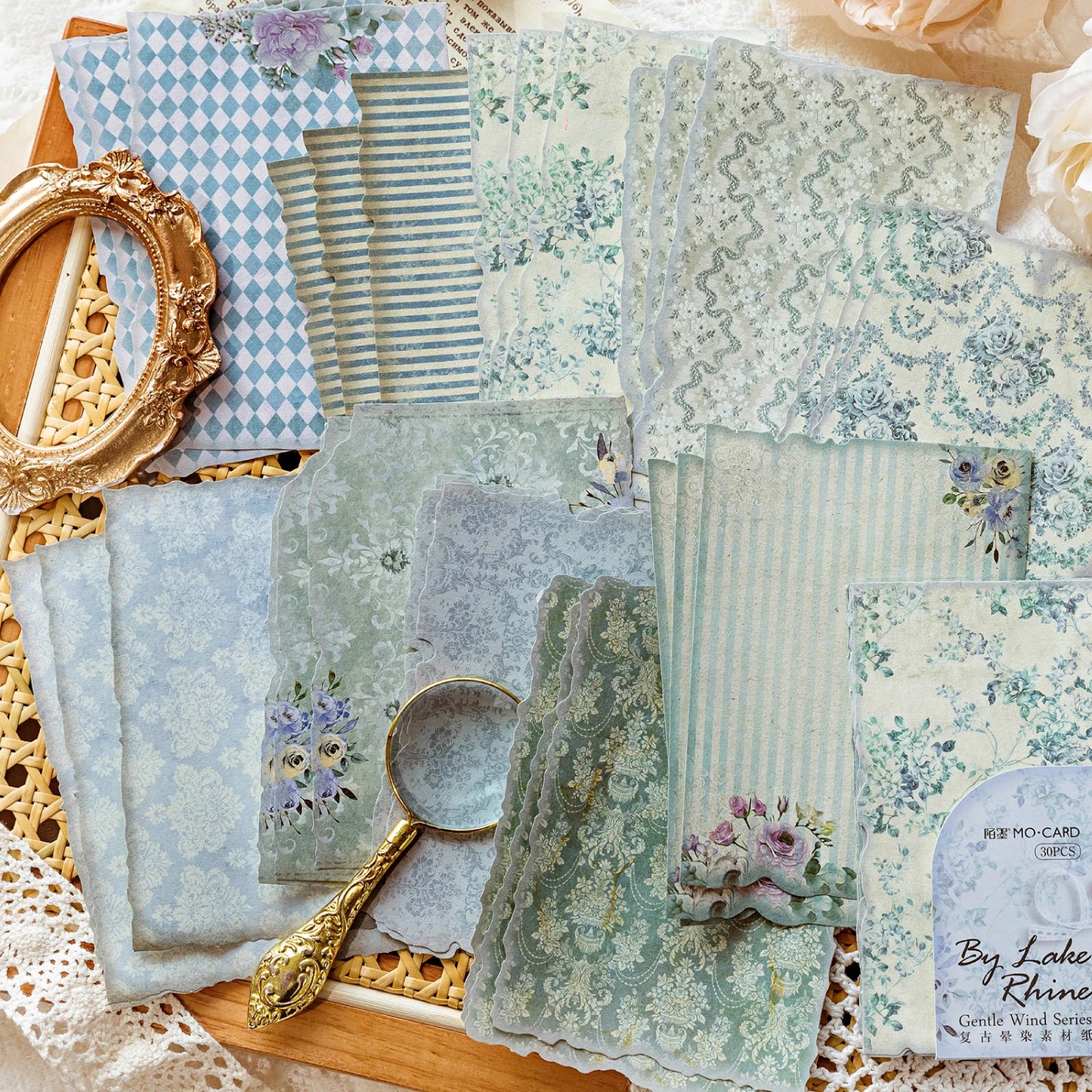 Gentle Wind Series Scrapbooking Paper Set