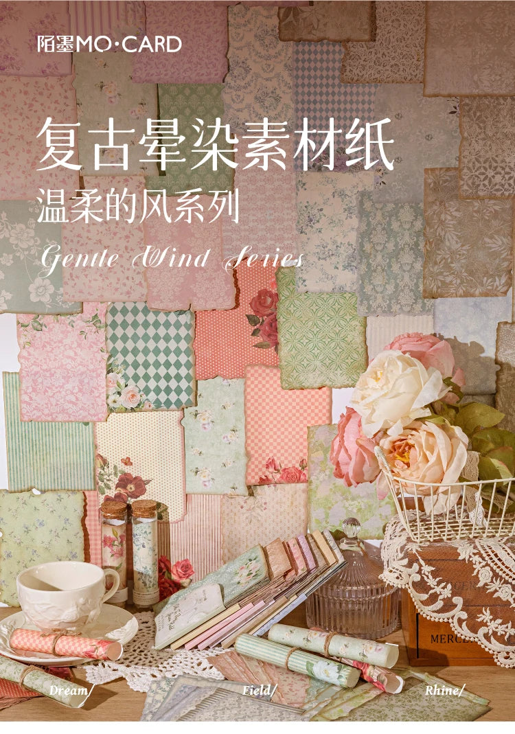 Gentle Wind Series Scrapbooking Paper Set