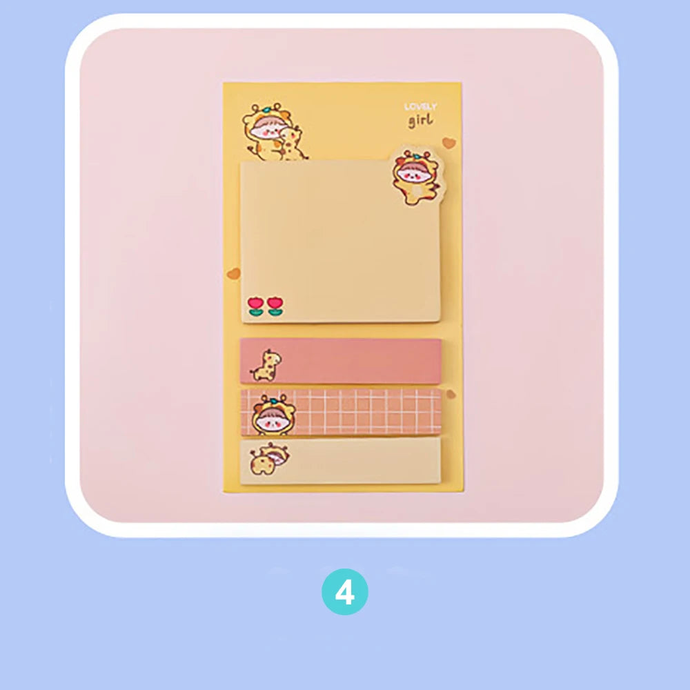 Cartoon Animal Sticky Note Sets