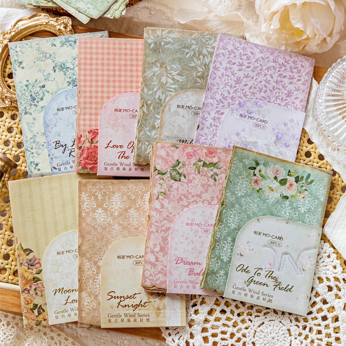 Gentle Wind Series Scrapbooking Paper Set