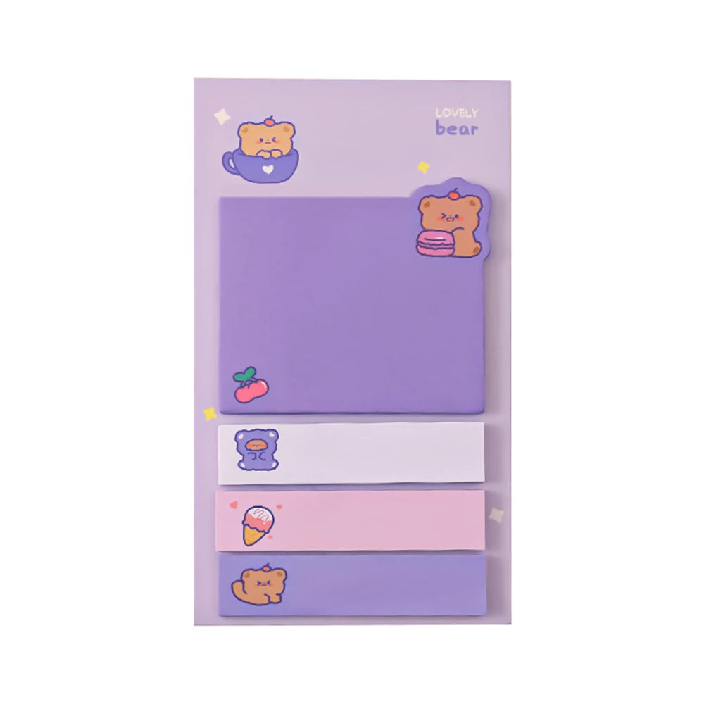 Cartoon Animal Sticky Note Sets