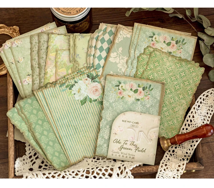 Gentle Wind Series Scrapbooking Paper Set